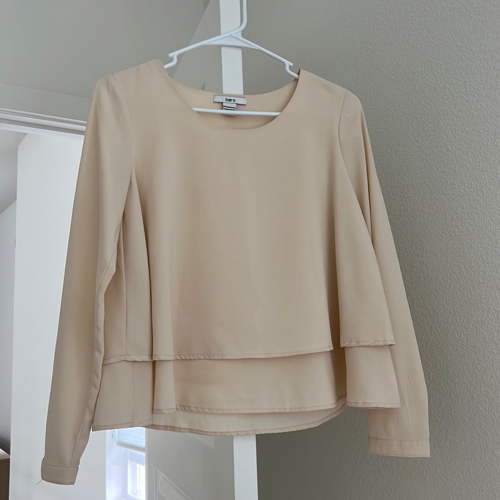 Bar III Cream Blouse